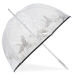 Isotoner parapluie $amz4 pvc / h�ron cendr� femme