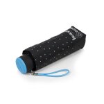 Isotoner parapluie compact solide ultra déperlant à ouverture manuelle mini pois femme Isotoner parapluie compact solide ultra déperlant à ouverture manuelle mini pois femme