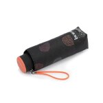 Isotoner parapluie compact solide ultra dperlant  ouverture manuelle pois contemporain femme