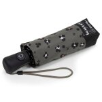 Isotoner parapluie solide ultra d�perlant large couverture 98 cm ouverture / fermeture automatique l�opard ...