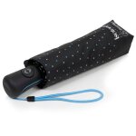 Isotoner parapluie solide ultra d�perlant large couverture 98 cm ouverture / fermeture automatique mini ...