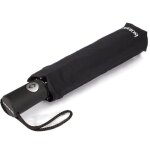 Isotoner parapluie solide ultra d�perlant � ouverture / fermeture automatique noir femme