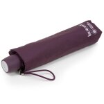 Isotoner parapluie petit prix solide et ultra dperlant pourpre femme