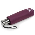 Isotoner parapluie x - tra solide anti - retournement dperlant ouverture / fermeture auto prune femme ...