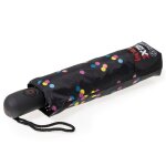 Isotoner parapluie x - tra solide ultra d�perlant ouverture / fermeture automatique pois confettis femme ...