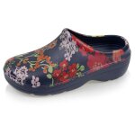 Isotoner sabots pour le jardinage confortables résistants et légèrs fleur marine femme Isotoner sabots pour le jardinage confortables résistants et légèrs fleur marine femme