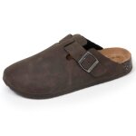 Isotoner sabots semelle extra - flex l�gers patch talon confort marron homme