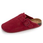 Isotoner sabots semelle intérieure cuir extra - flex - patch talon confort framboise femme Isotoner sabots semelle intérieure cuir extra - flex - patch talon confort framboise femme