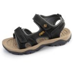 Isotoner sandales trs confortables et faciles a enfiler gris homme