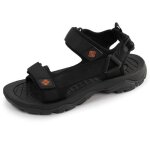 Isotoner sandales trs confortables et faciles a enfiler noir homme