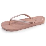 Isotoner tongs ultra confortables et lgres tiges  paillettes rose femme