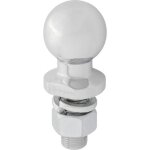 Iwh boule dattelage charge dappui admissible=2000 kg 50 mm silver steel50