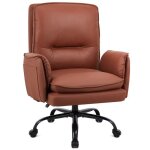 Iwmh chaise de bureau fauteuil en cuir pu avec coussins rembourr�s canap� simple r�glable en hauteur ...
