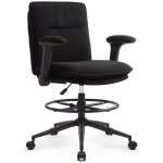 Iwmh chaise de bureau avec roulettes fauteuil surélevé avec accoudoirs rabattables tabouret ergonomique ... Iwmh chaise de bureau avec roulettes fauteuil surélevé avec accoudoirs rabattables tabouret ergonomique ...