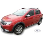 Heko deflecteurs dair / de vent pour dacia stepway 2 2012 - 2020 2pcs a�rodynamique montage facile