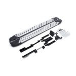 J&j automotive marchepieds en aluminium premium seuil avec nissan qashqai j11 2014 - 2021