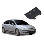 Protection sous moteur - j&j automotive - citroen c4 - acier - paisseur 2mm - 2006 - 2011