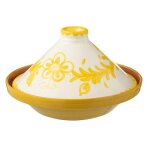 J - line tajine granada - c�ramique - blanc / jaune