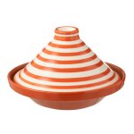 J - line tajine granada stripes - cramique - blanc / orange