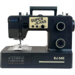 Machine � coudre �lectronique - jaguar - sj - 34e - 34 points - enfile - aiguille automatique - led