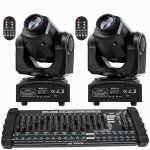 Jajaluya 100w jeux de lumiere dj - lyre led rgbw dmx gobo beam - lumire de scne avec console 384 canaux ...