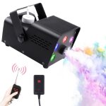 Jajaluya 500w machine � fum�e avec 5 rgb led lumi�re contr�lables couleur avec t�l�commande pour mariage ...
