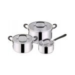 Jamie oliver by tefal e318s6 3 - size pot set 6 - element un ensemble de casseroles