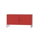 Jan nowak meuble tv m�tal - rosa table television salon 2 portes fermeture magn�tique silencieuse 115 ...