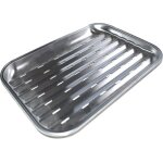 Plat anti - flamme - cookin garden - 34x24 cm - inox - accessoire bbq - résistant à la chaleur Plat anti - flamme - cookin garden - 34x24 cm - inox - accessoire bbq - résistant à la chaleur