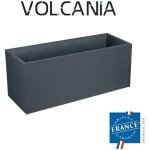 Jardini�re - eda - volcania - 98 l - int�rieur / ext�rieur - d�cor pierre - 995 x 39 x h. 43 cm - gris ...