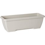 Jardini�re - garden id teramo - blanc 60 cm - solidit� - r�serve deau int�gr�e - recycl� & 100% recyclable ...