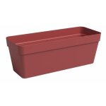 Jardini�re - plastique - rouge fonc� - rectangulaire - l499 x p20 x h181cm - artevasi