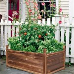 Jardinire rectangulaire en bois de sapin - bac  fleurs avec trous de drainage pour jardin terrasse ...