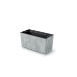 Jardini�re rectangulaire urbi case - effet b�ton - longueur 395cm