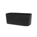 Jardini�re + r�serve eau - garden id respect - noir - anth 50 x 17 cm - 100% d�chets m�nagers - 100% ...