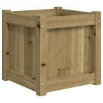 Meilleures jardini�re - shop - pot de fleurs - bac � fleurs 40x40x40 cm bois de pin impr�gn� ssd4676689 ...