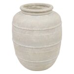 Jarre romia blanc h46cm - atmosphera createur dinterieur