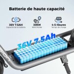 Jasion batterie 36 v 7. 5 ah pour trottinette lectrique jasion js3 ?scooter non inclus?