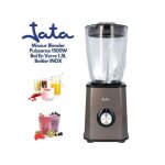 Blender mixeur - jata - jebt1500 - 1500w - bol en verre 1. 5l - acier inoxydable