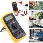 Jaune multimètre numérique xl830l voltmètre ampèremètre ohmmètre tester Jaune multimètre numérique xl830l voltmètre ampèremètre ohmmètre tester