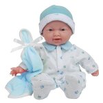Jc toys blue la baby 11 - inch washable soft body play doll for children 18 months or older designed ...
