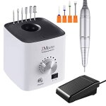 Jcmaster ponceuse � ongles professionnelle 30000 tr / min avec 10 embouts commande � p�dale silencieuse ...
