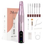 Jcmaster ponceuse � ongles professionnelle sans fil 11 en 1 lime �lectrique rechargeable 12500 tr / min ...