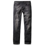 Jeans - brandit - rover - noir - homme - coupe droite