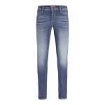 Jack & jones glenn fox am 489 - jeans slim bleu en denim taille basse