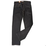 Jeans levis 501 noir denim coupe droite homme