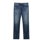 Jean regular bleu - teddy smith - 10117266dl32 - 99% coton - finition dlave - poches avant et arrire ...