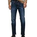 Jean regular fit bleu fonc� homme pepe jeans kingston