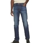 Jean straight bleu foncé homme diesel safado Jean straight bleu foncé homme diesel safado