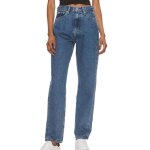 Jean straight fit bleu femme calvin klein authentic
